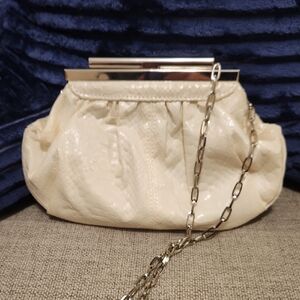 Elegant Cream Clutch Bag